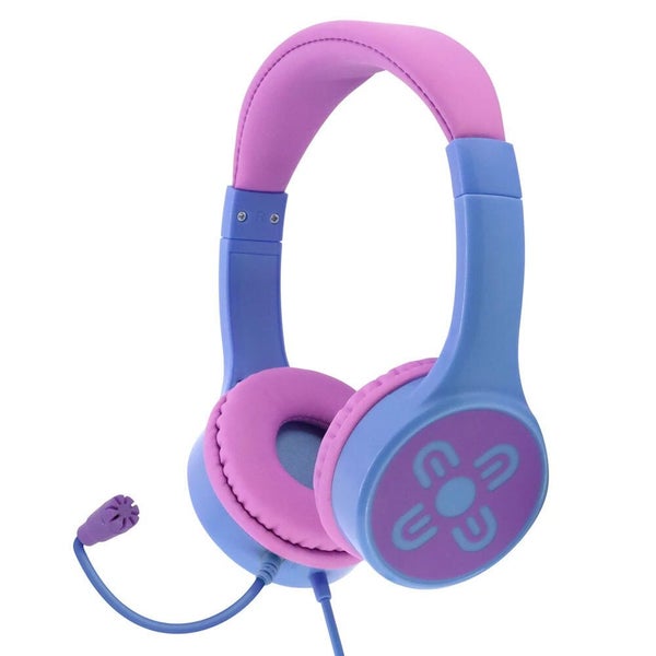 Moki ChatZone Pink Purple Kids Adjustable Microphone Headphones Boom Carousel 1