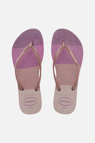 Havaianas Youth/Adult Slim Palette Glow Flip Flops Carousel 1
