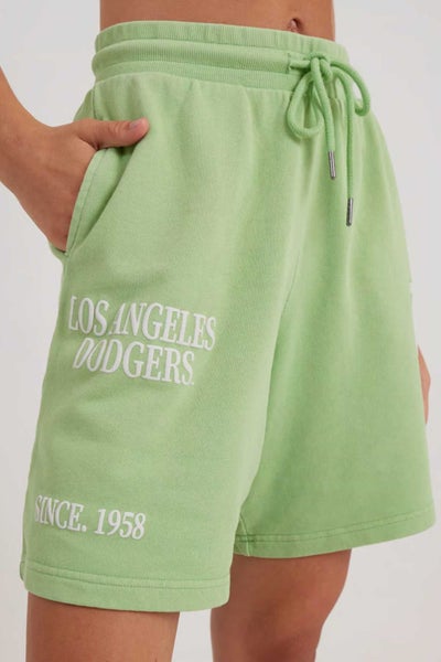 Majestic MLB Womens Los Angeles Dodgers Boyfriend Shorts Carousel 1