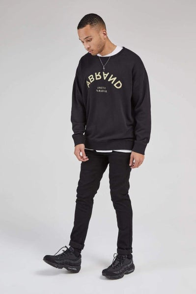 Abrand A Skinny Jean - Black Carousel 1