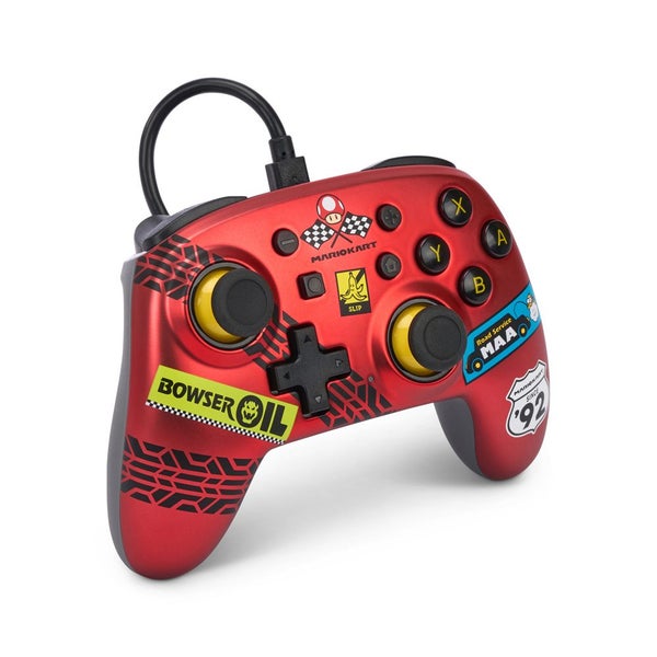Powera Mario Kart Nano 3m Wired Videogame Gaming Nintendo Switch Controller Carousel 2