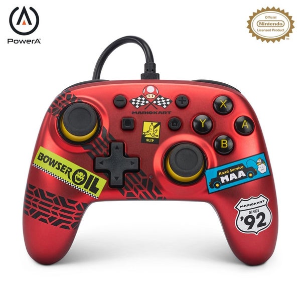 Powera Mario Kart Nano 3m Wired Videogame Gaming Nintendo Switch Controller Carousel 10