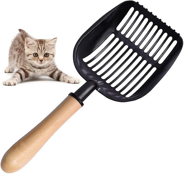 Cat Litter Shovel, Metal Cat Scoop, Pet Litter Shovel, Non-stick Pet Litter Sho Carousel 1