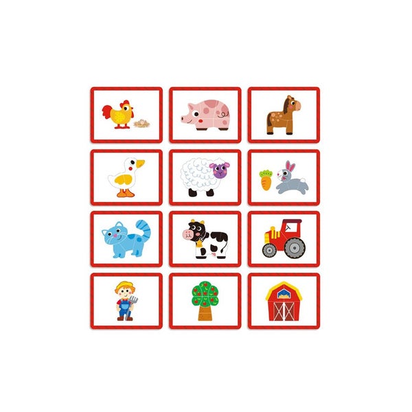 Tooky Toy Magnetic Puzzle Pieces Kids Children Toy Travel Playset Box Farm 3+ Carousel 3