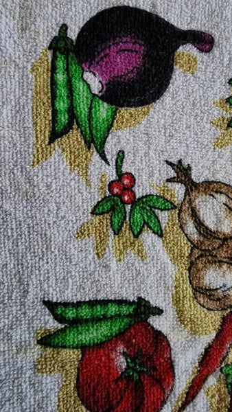 ~" Vintage Cotton Tea Towel "~ Carousel 1