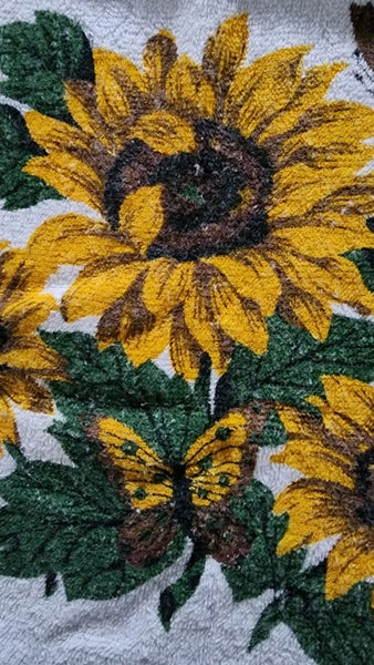 ~" Vintage Cotton Tea Towel " ~ Carousel 2