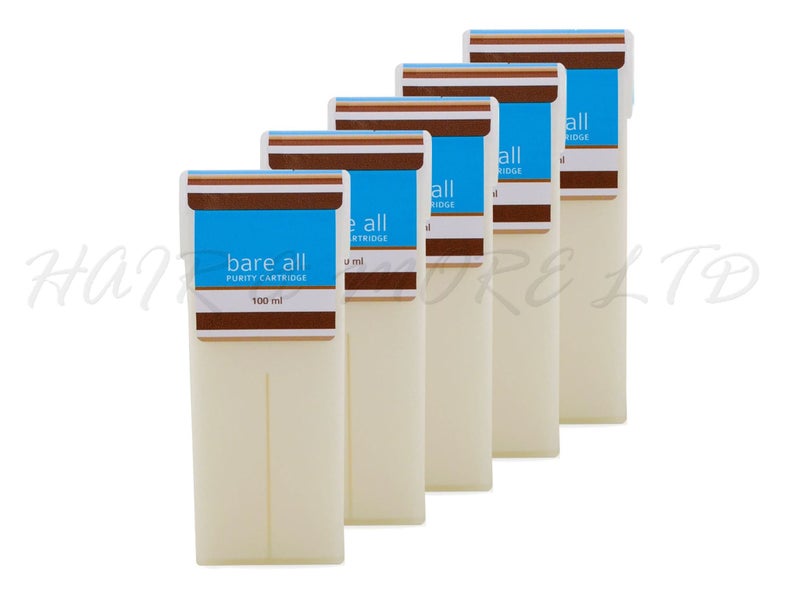 Bare All Purity Wax Cartridge 100ml - 5 Pack Carousel 1