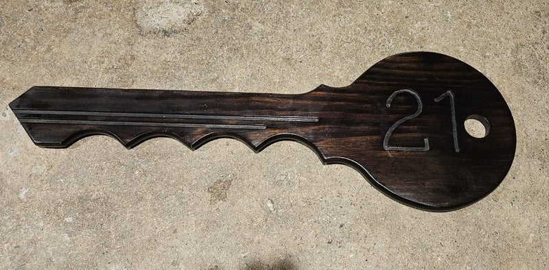 Wooden 21st key Carousel 2