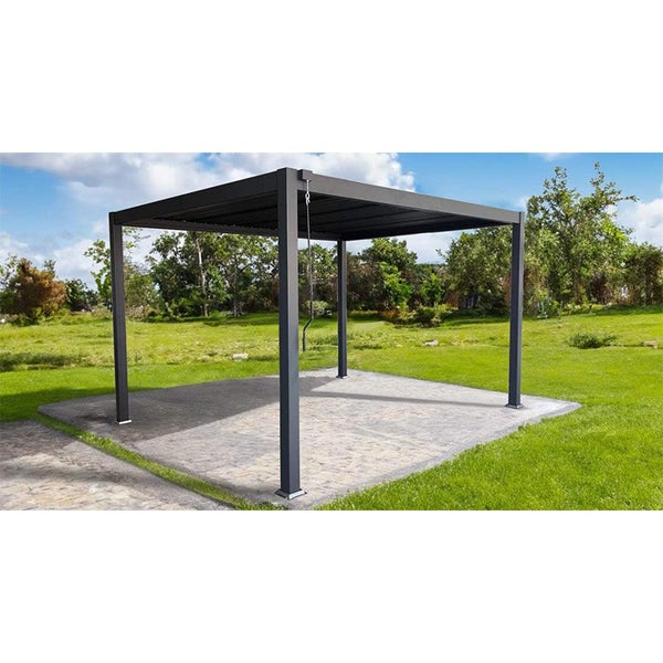 Jayson Pergola louvre roof Aluminium 3x3.6m Carousel 1