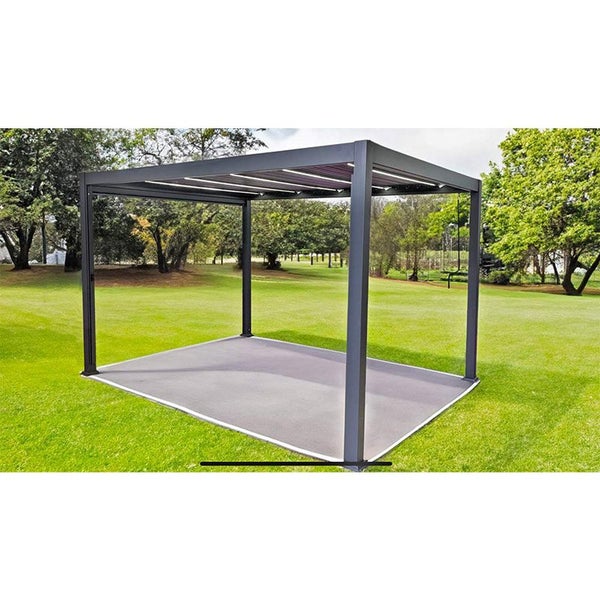 Jayson Pergola louvre roof Aluminium 3x3.6m Carousel 2