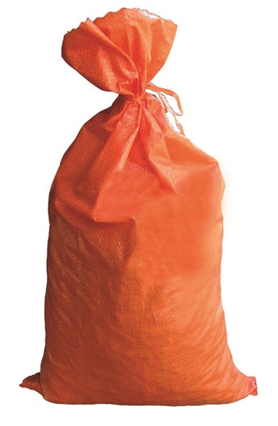 Sandbag Polypropylene Heavy Duty UV ORANGE - - - [410mm x 700mm] Carousel 1