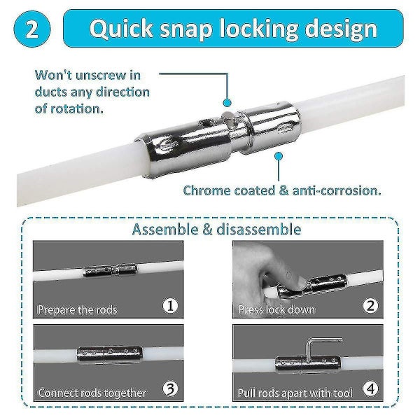 Chimney Sweeping Kit 3.6m - Adjustable Nylon Chimney Cleaning Brush 100mm - Duc Carousel 5