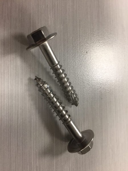 14G x 90mm Hex Head Screws Stainless Steel(100/pk) Carousel 3