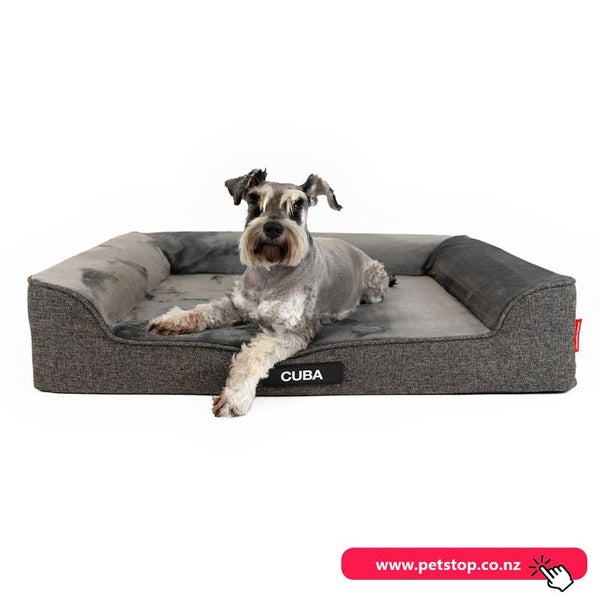 EZYDOG Pet Bed Next-Gen Ortho Lounger Charcoal Large Carousel 1