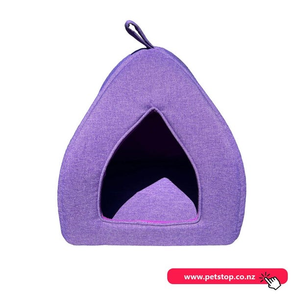 Cuddly Cat Cave Lilac 39x39x37cm Carousel 2