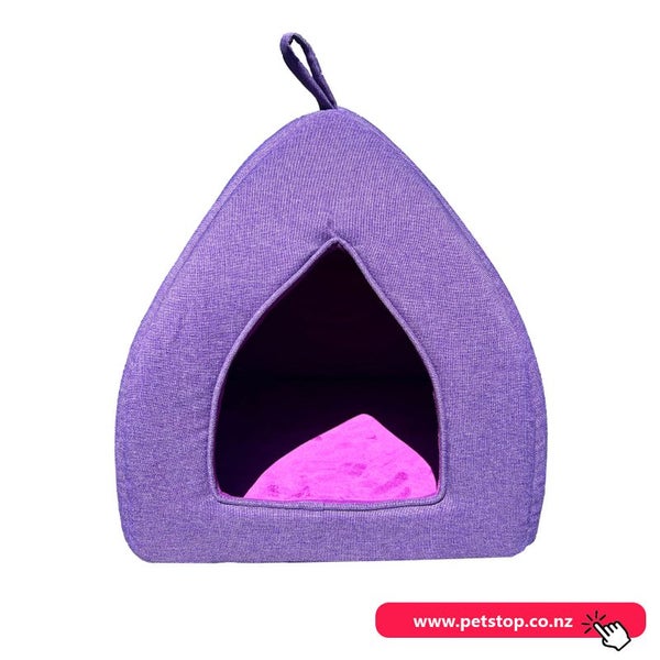Cuddly Cat Cave Lilac 39x39x37cm Carousel 3