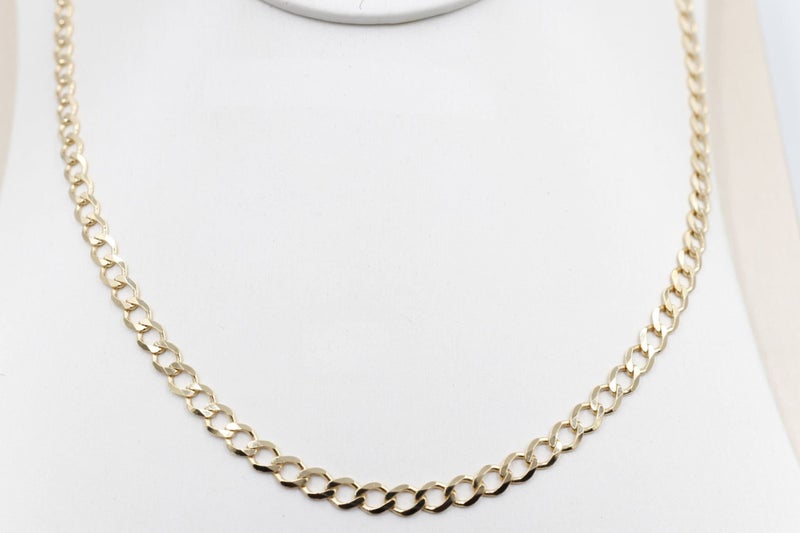 9ct Gold Solid Open Curb Link Chain 60cm SJ5MC9Y09061 Carousel 1