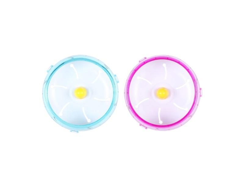 Mute Hamster Running Wheel With Stand Adjustable Height Carousel 1