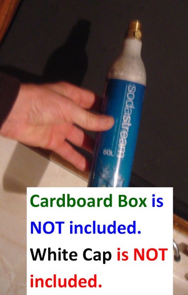 SodaStream Gas Cylinder. Spare CO2 Gas Bottle. 60 Litre. 60L Carousel 2