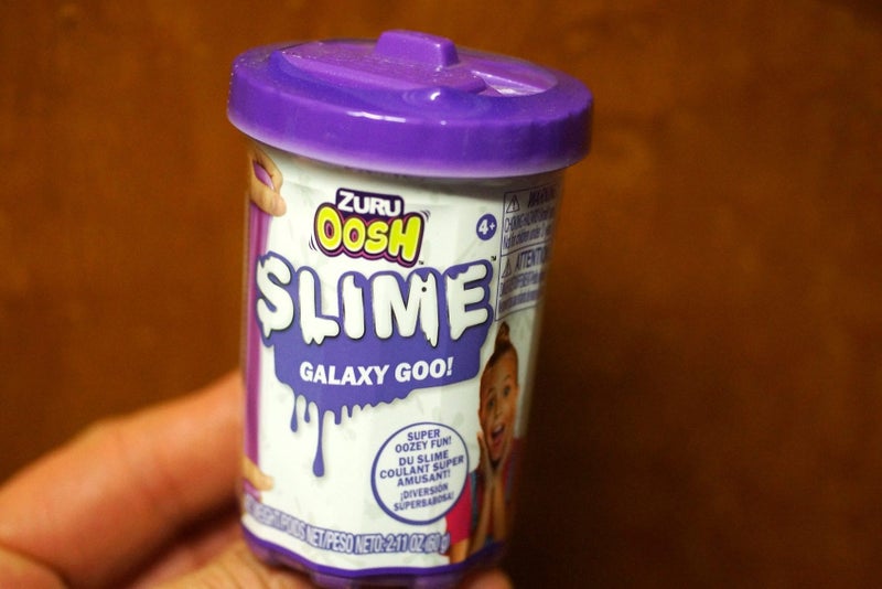 Purple Slime. Zuru Oosh. Galaxy Goo. Super Oozey Fun. 60g. Or 2.11oz Carousel 1