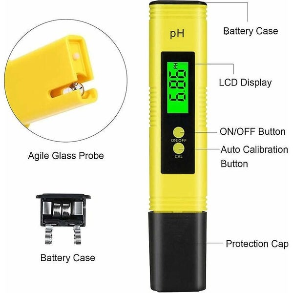 ph Meter,tds&ec Meter Temperature, 4 In 1 Ph Water Quality Tester With Lcd Scre Carousel 2