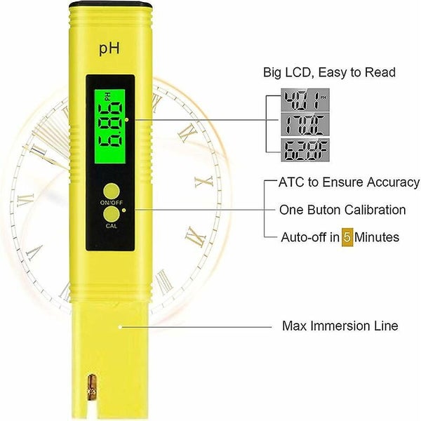 ph Meter,tds&ec Meter Temperature, 4 In 1 Ph Water Quality Tester With Lcd Scre Carousel 5