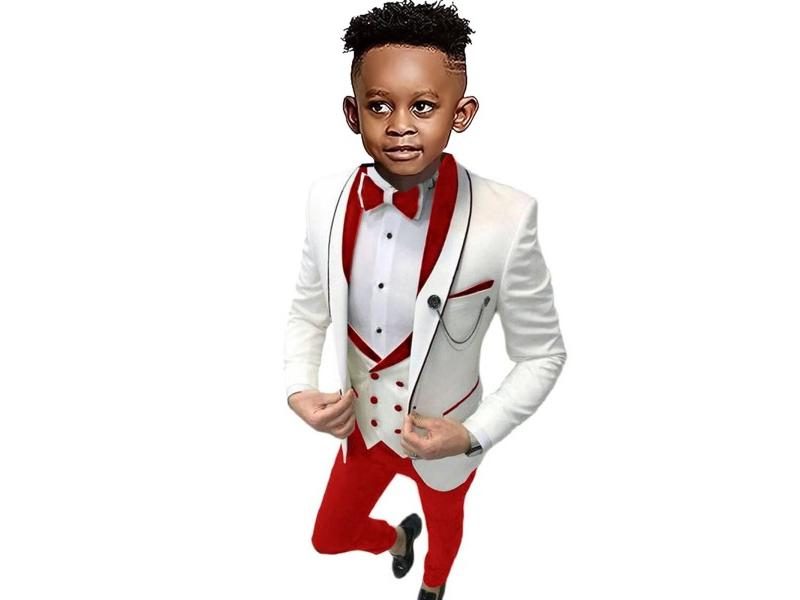 3 14 Years Boys Children Four Piece Formal Suit Set For Wedding Guest Carousel 2