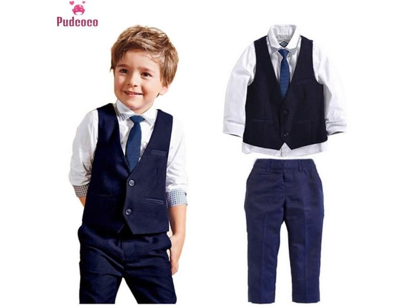 Autumn 3pcs Children's Boy Leisure Formal Clothing Sets Carousel 2