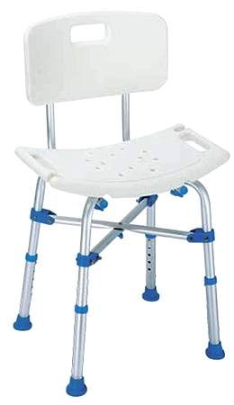 BIG JOHN Shower Chair, Aluminum, 20 in Seat W 60JK90 Carousel 1