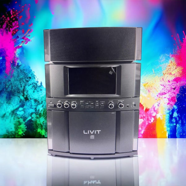 Livit Lvepk004 Grey Karaoke Machine Carousel 1