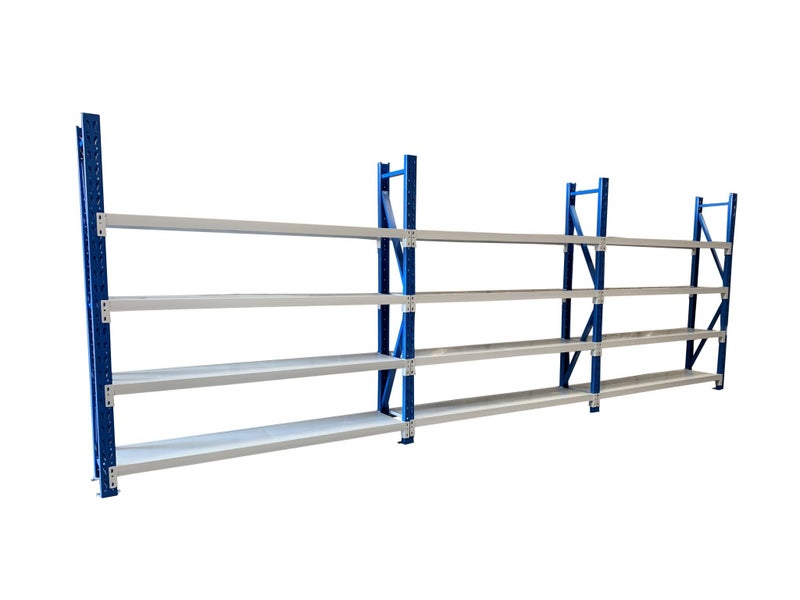 Longspan Shelving Three Bay Unit 600mm wide Carousel 2
