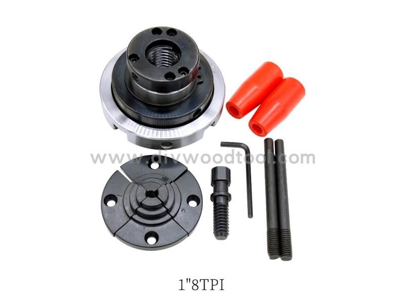 4 Inch Type-C 100mm 4-jaw Self Centering Wood Turning Lathe Chuck For Carousel 2