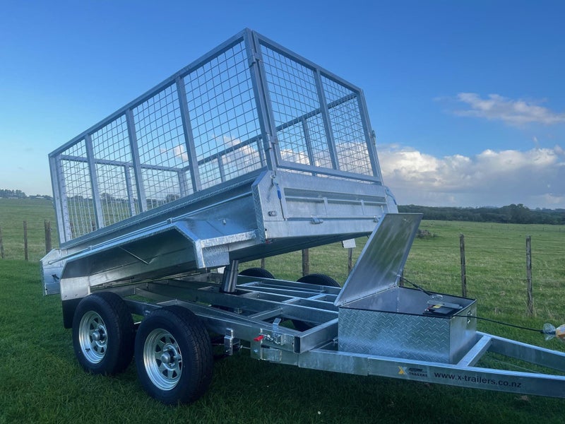 X-TRAILERS 8x5 Hydraulic Tipping Tandem Trailer62864752103938112