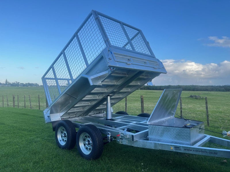 X-TRAILERS 8x5 Hydraulic Tipping Tandem Trailer62864752103938113