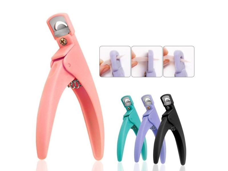Professional Fake Nail Cutter Nail Clippers Straight Edge Acrylic Nail Clipper Carousel 1
