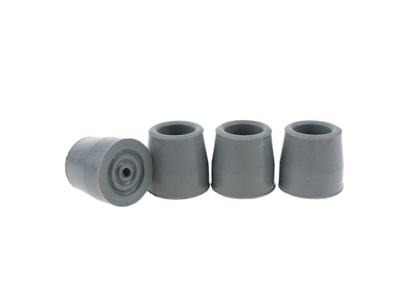 4 Pcs Ferrule Rubber Crutch Tip For Broken Ground Rock Mud Anti-skid Carousel 1