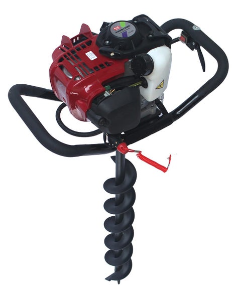 4 stroke post hole borer+250mm auger+ 70cm extension Carousel 1