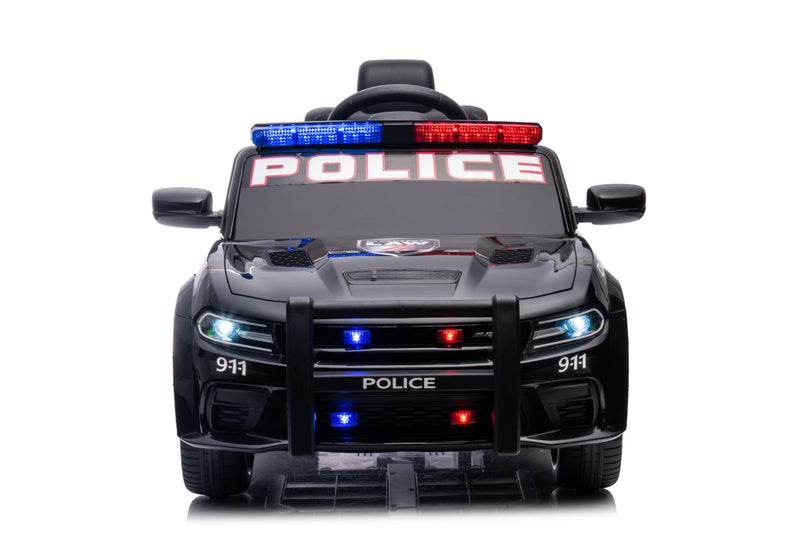 Dodge police car electric vehicle children toy ride on cars black Carousel 2