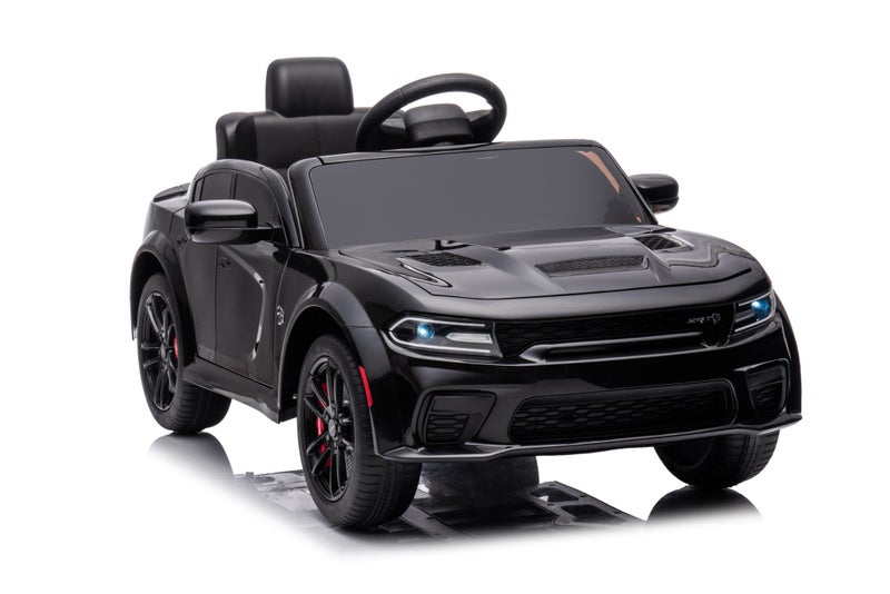 Dodge muscle electric vehicle children toy ride on cars black Carousel 13