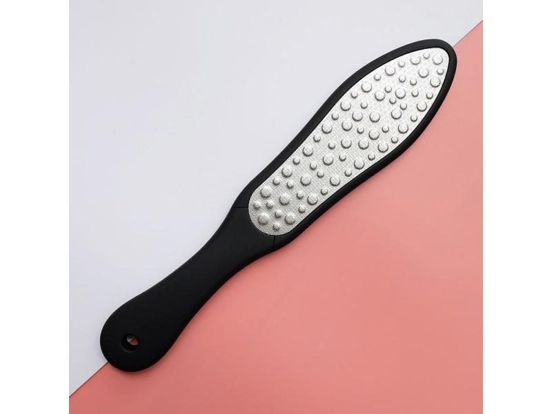 Foot File Double Sided For Cracked Heel Callus Corn Remover Stainless Steel Carousel 1