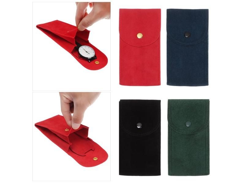 Flannelette Watch Storage Bag Men Women Durable Portable Watch Dust Protection Carousel 2