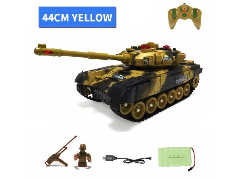 1:12 44CM Super Big RC Tank Launch Cross-Country Tracked Remote Control Vehicle Carousel 1