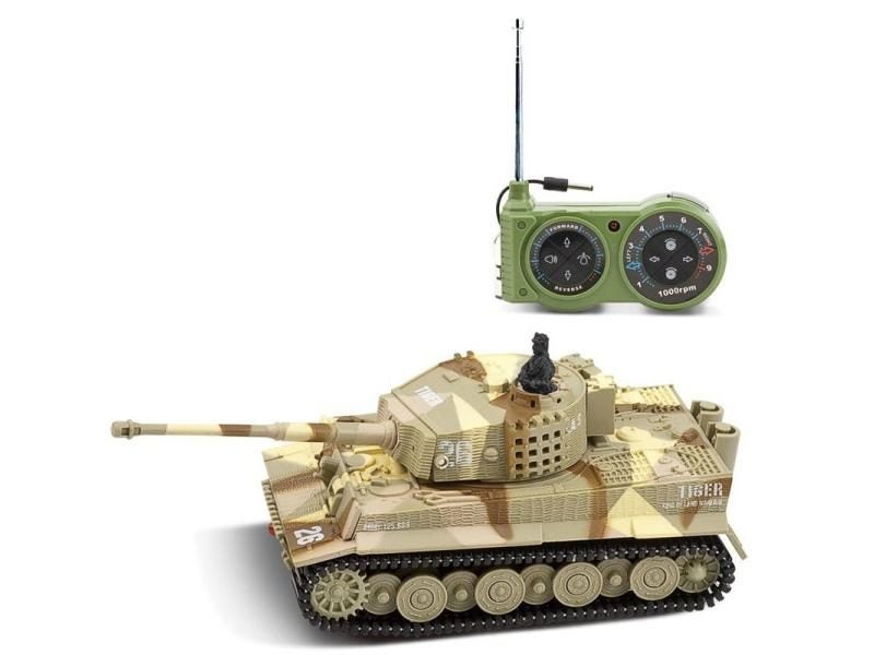 1:72 Mini RC Tanks 2117 Model Military Electric Radio Control Vehicle Portable Carousel 1