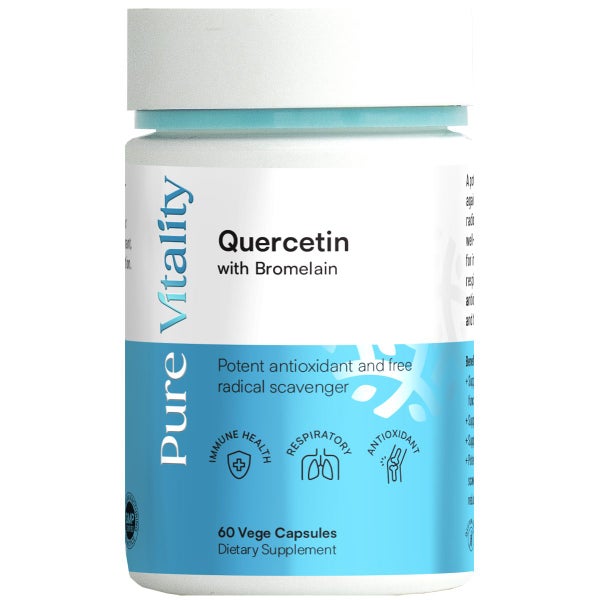 Quercetin with Bromelain 500mg - 60 vege capsules Carousel 1
