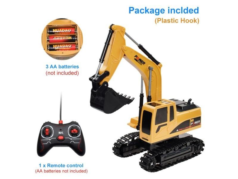 1:24 RC Excavator Toy Mini Remote Control Bulldozer 2CH/5CH/6CH Dump Truck Carousel 1