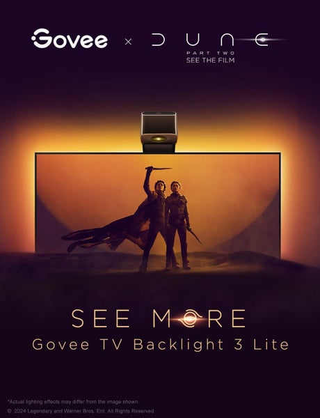 Govee RGBICW TV Backlight 3 Lite with Fish-Eye Camera - 75"-85" TV Carousel 2