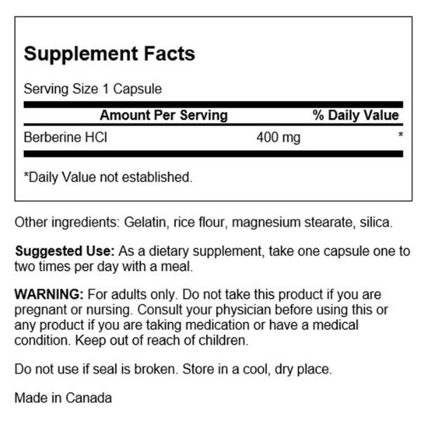Berberine 400mg - 60 Capsules Carousel 3