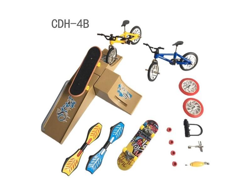 Mini Finger Skateboarding Set For Boys Skateboards Ramps Carousel 1