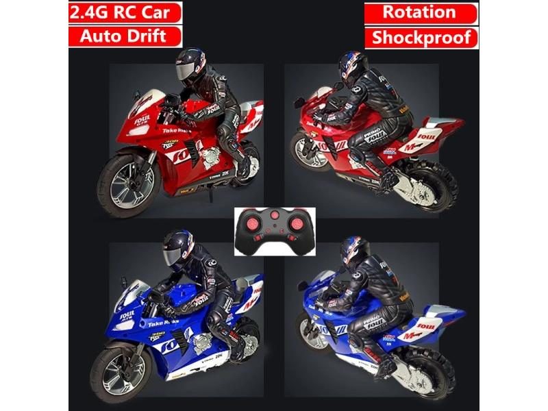 RC Stunt Motorcycl 3D Rotation Flips 2.4G Remote Control Stunt Motorbike High Carousel 2