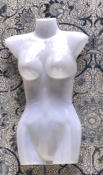 White-female-half body hanging mannequin hanger manikin torso -1 piece-BrandNew Carousel 1